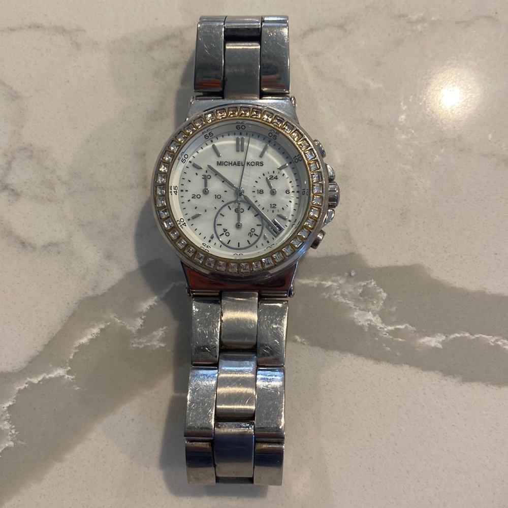 Silver Michael Kors watch
